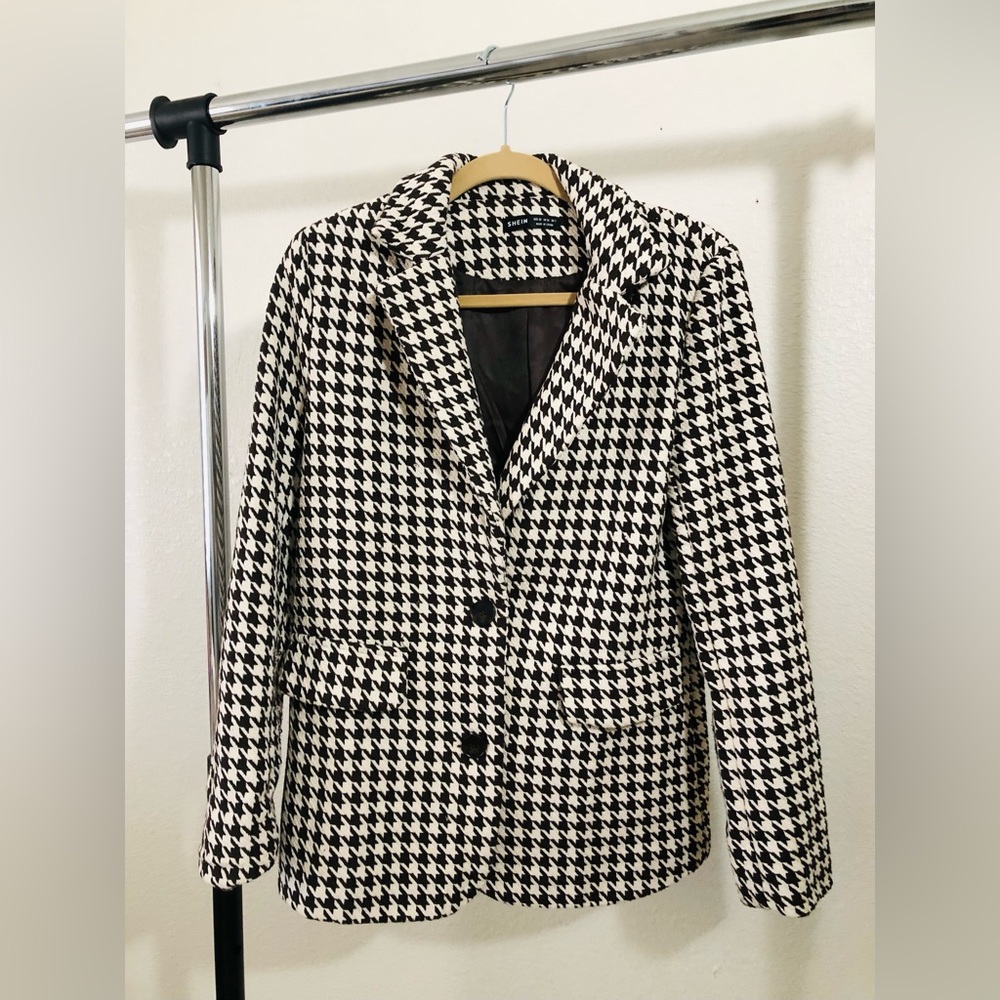 Houndstooth Blazer